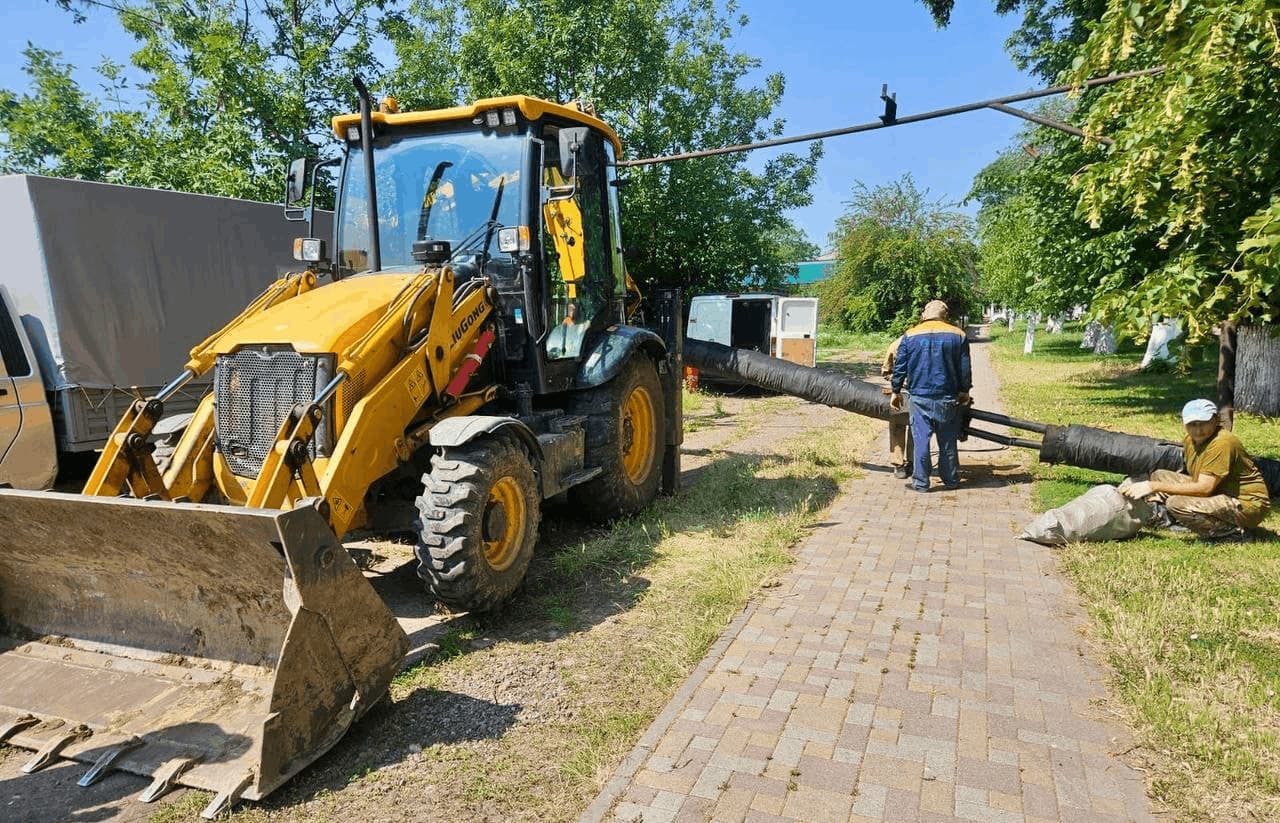 Теплосети начали обновлять по нацпроекту в станице Выселки
