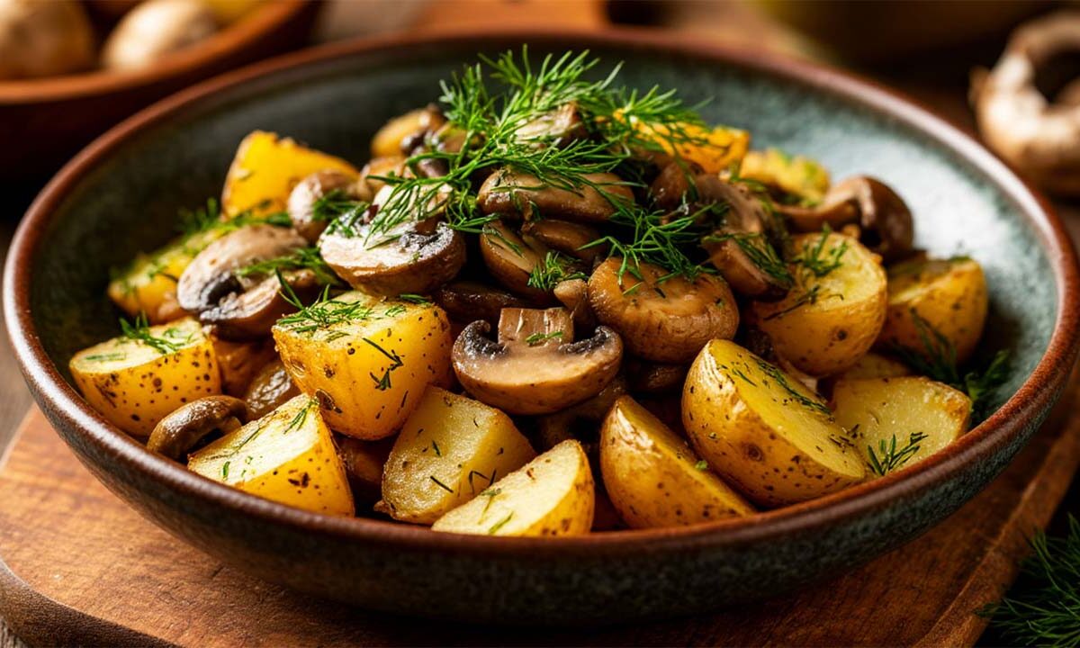 Пять секретов вкусной жареной картошки с грибами