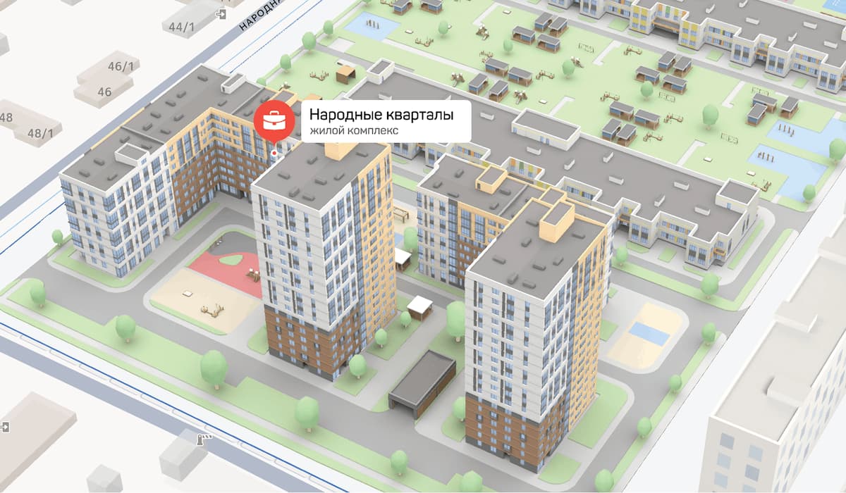 Жилой район «Народные кварталы» в Краснодаре доступен для виртуального посещения