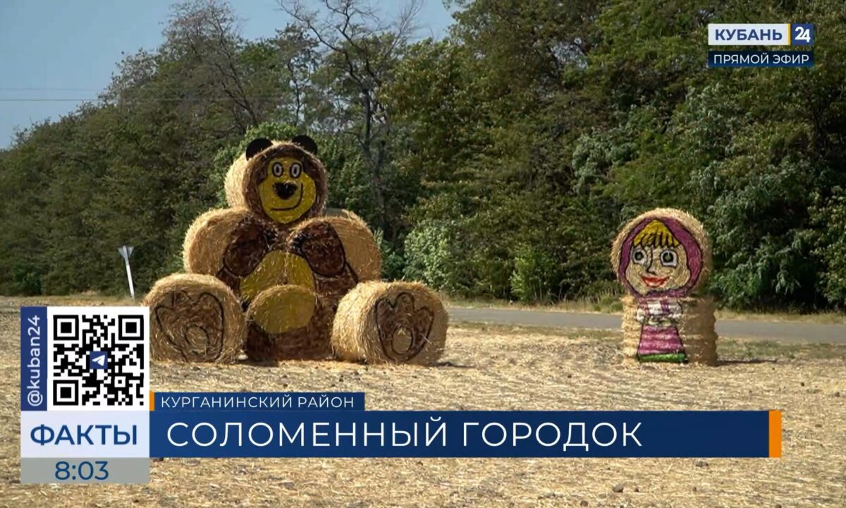 Соломенный городок в честь аграриев появился в Курганинском районе