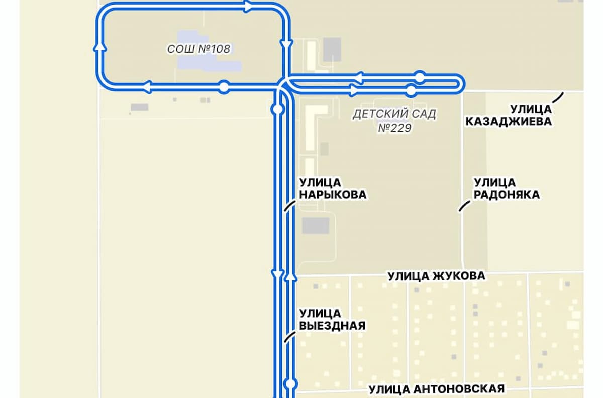 Маршруты № 19 и № 89 в Краснодаре изменят схему движения с 1 сентября