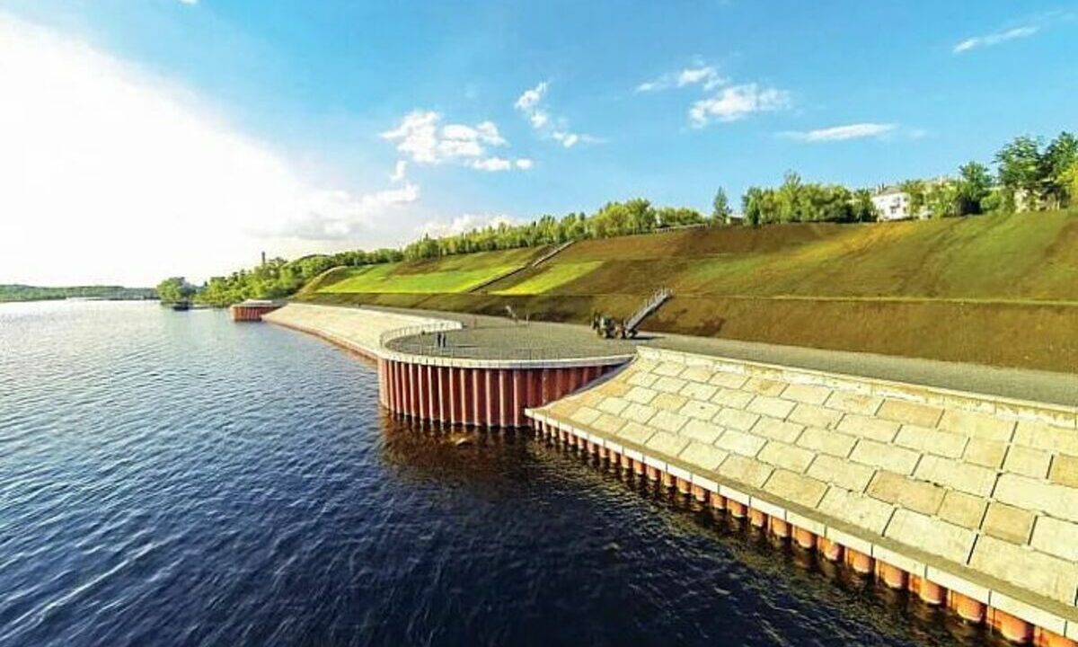 В Краснодаре укрепят почти 4 км берега Кубани в Юбилейном микрорайоне