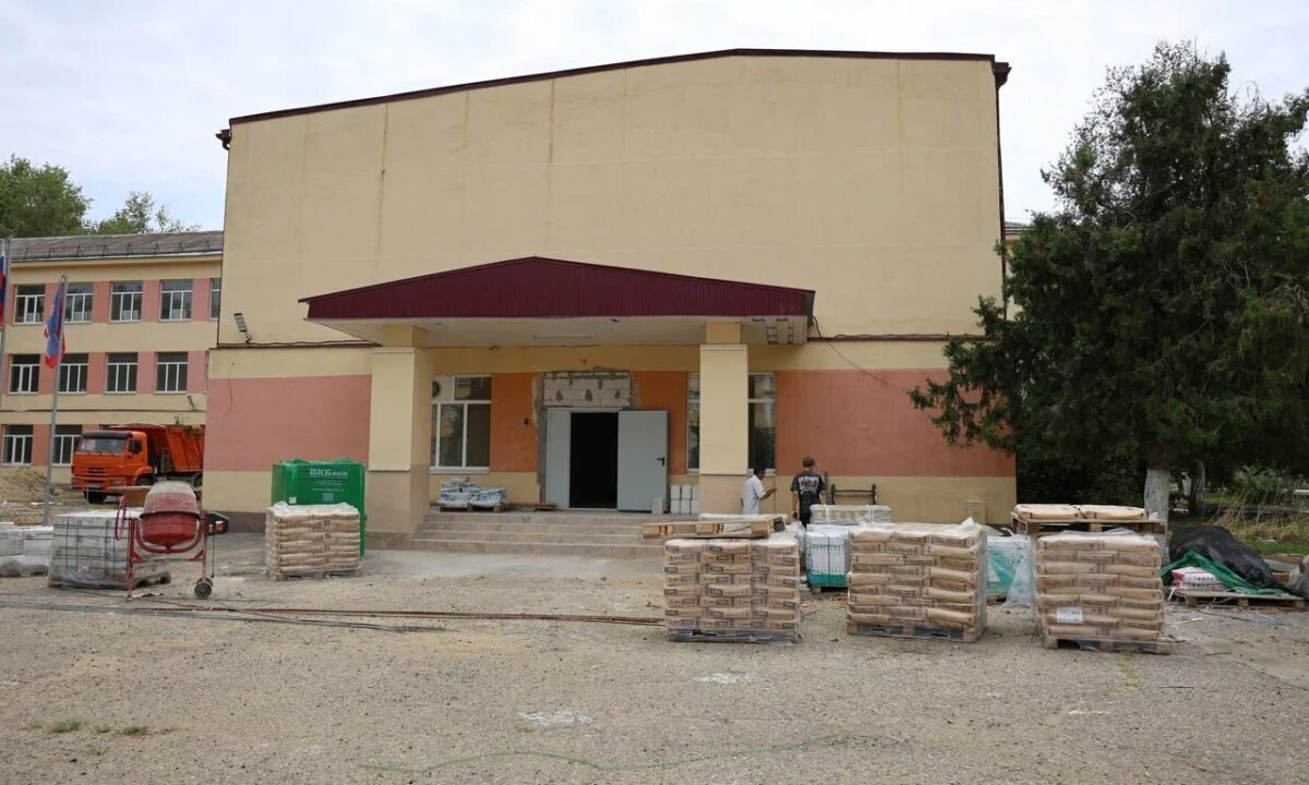 Обновление корпуса школы № 1 в Армавире планируют завершить к 1 сентября