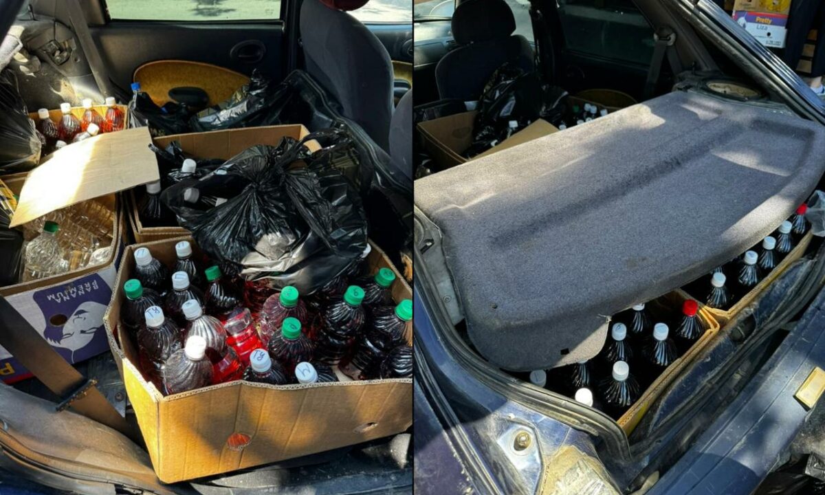 Приезжий торговал домашней чачей из багажника автомобиля в Геленджике