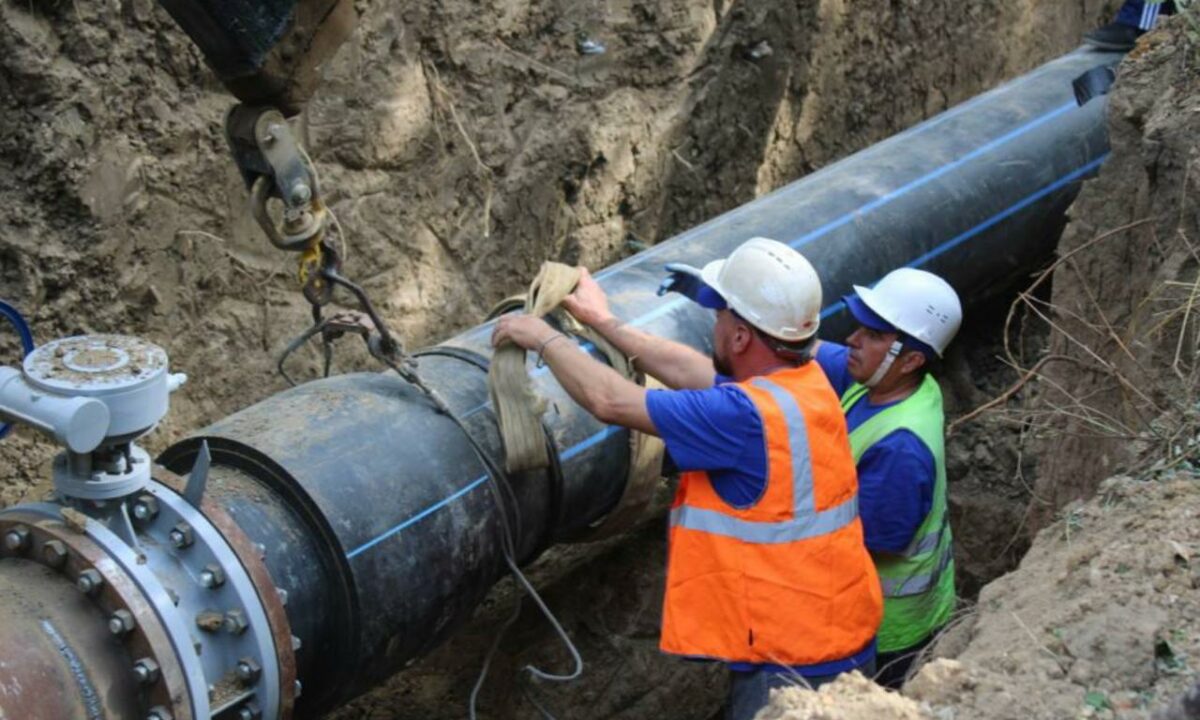 Аварию на Таманском водопроводе в Темрюкском районе устранили спустя шесть дней