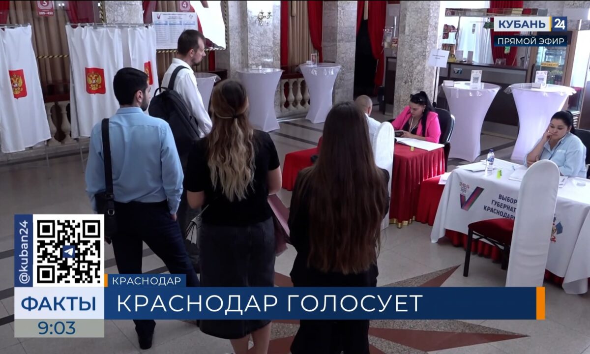 В Краснодаре 12 сентября открылись 389 избирательных участков