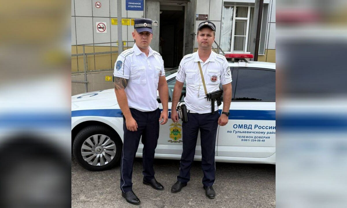 Водителю с сердечным приступом помогли инспекторы ДПС в Гулькевичском районе