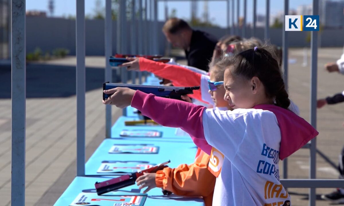 Всероссийский этап соревнований по лазер-бегу прошел в Краснодаре