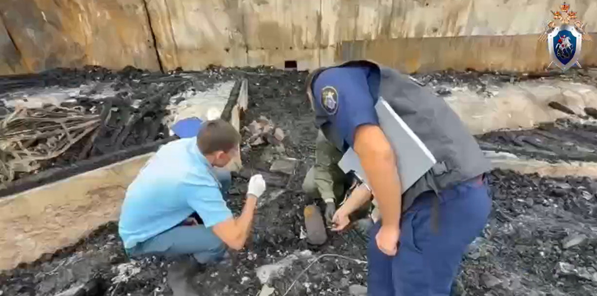 СК устанавливает причину пожара в «Крокодиловом каньоне» в Ейске