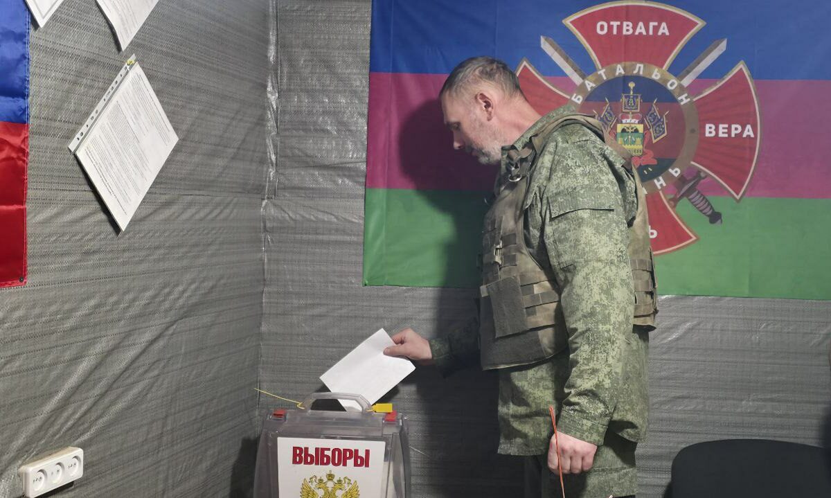 Кубанские военные досрочно проголосовали на выборах губернатора края в зоне СВО