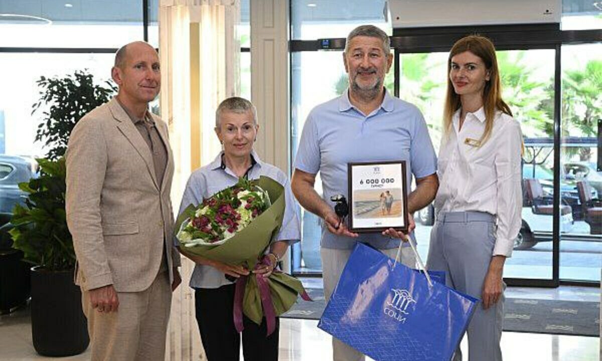 Шестимиллионного туриста с начала года торжественно встретили в Сочи