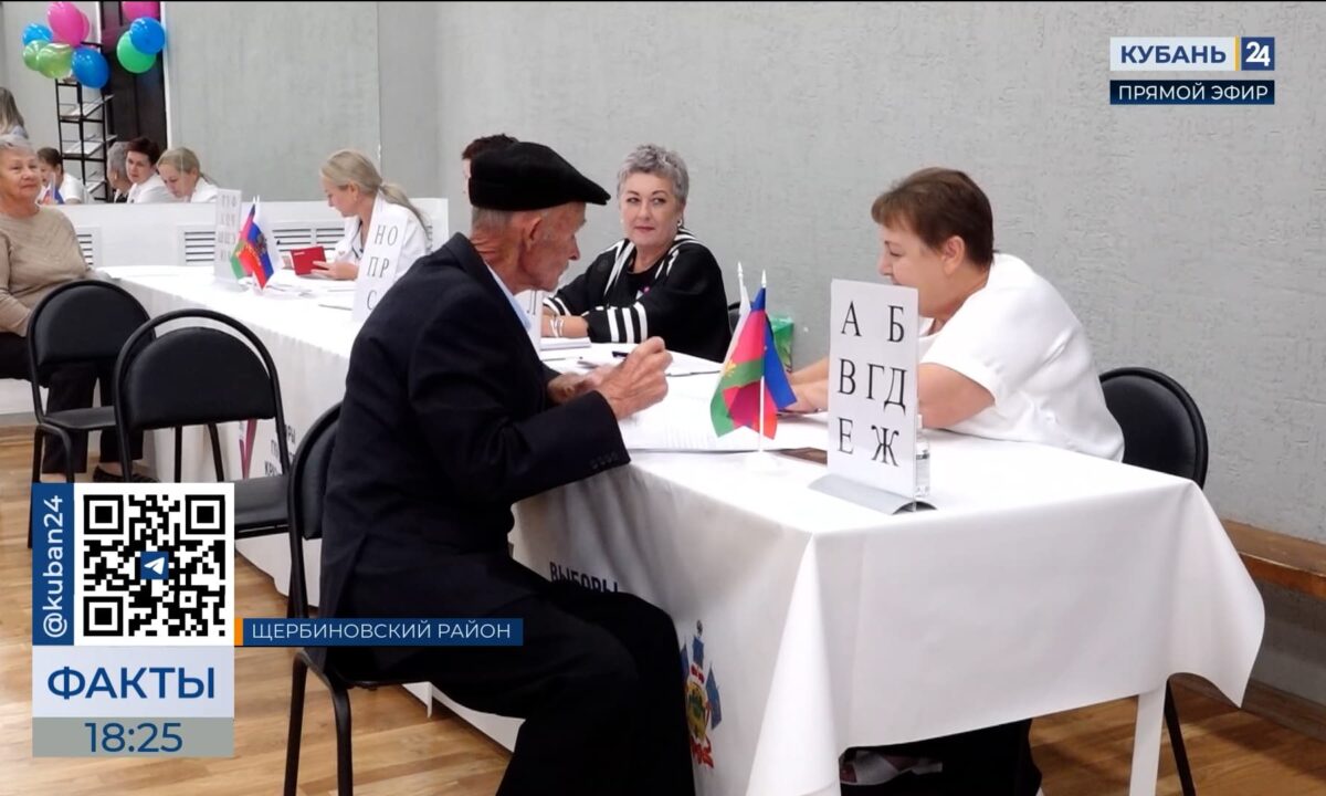 Активность избирателей выросла во второй день голосования в Щербиновском районе