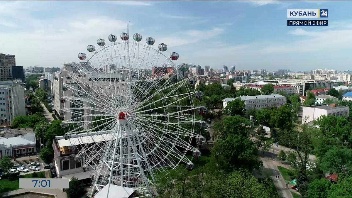 В горпарке Краснодара начали комплексное улучшение состояния водоема