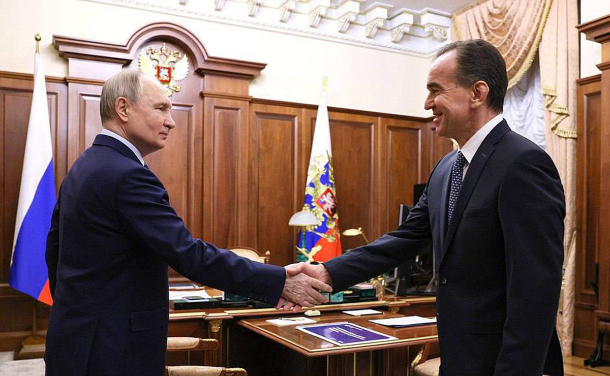 Вениамин Кондратьев поздравил Владимира Путина с 73-летием