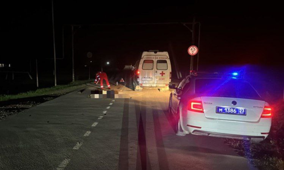 В Славянском районе легковушка задавила лежавшего на дороге пенсионера