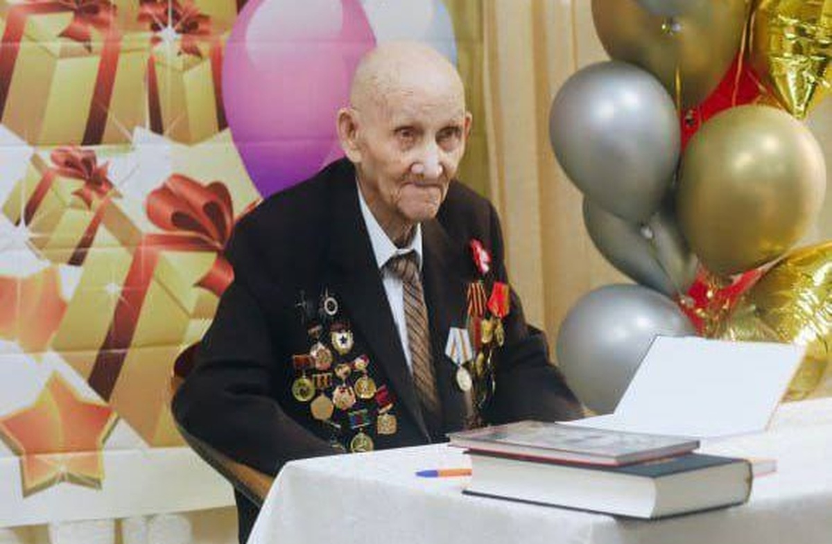 Ветерану Великой Отечественной войны Синякину из Краснодара исполнилось 102 года