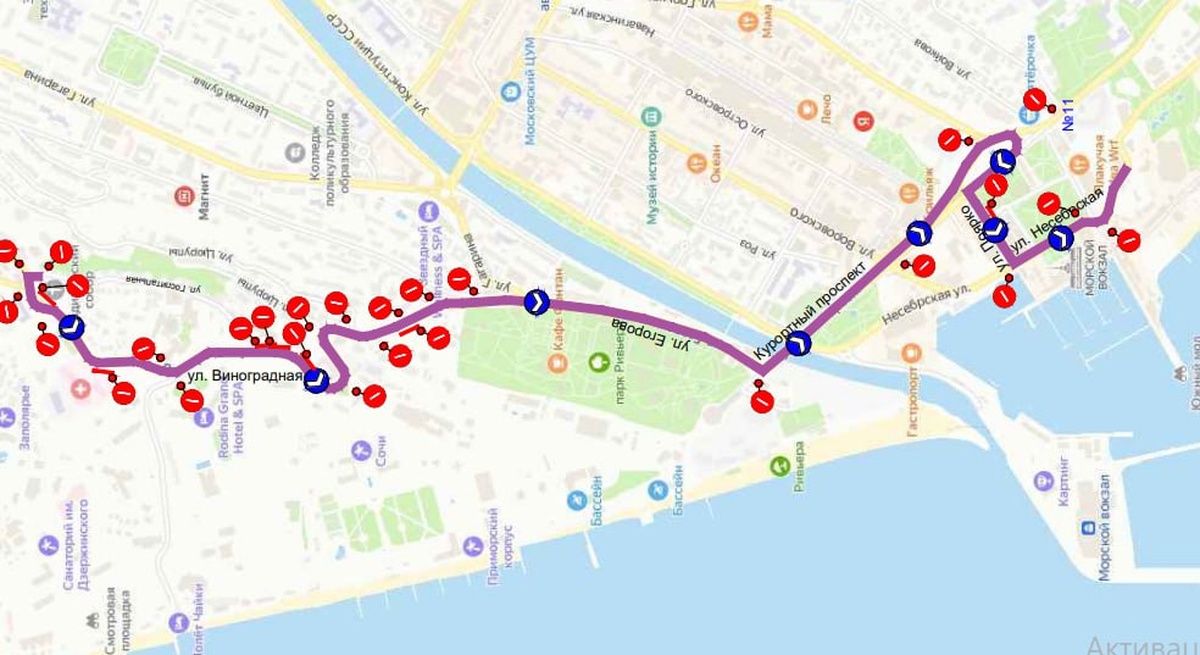 В Сочи на время крестного хода ограничат движение транспорта