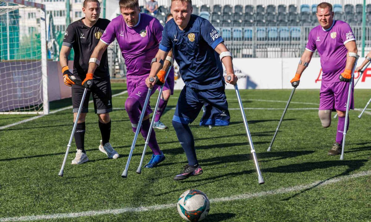 Финал соревнований по футболу «Стальная воля» прошли в Сириусе. Фоторепортаж