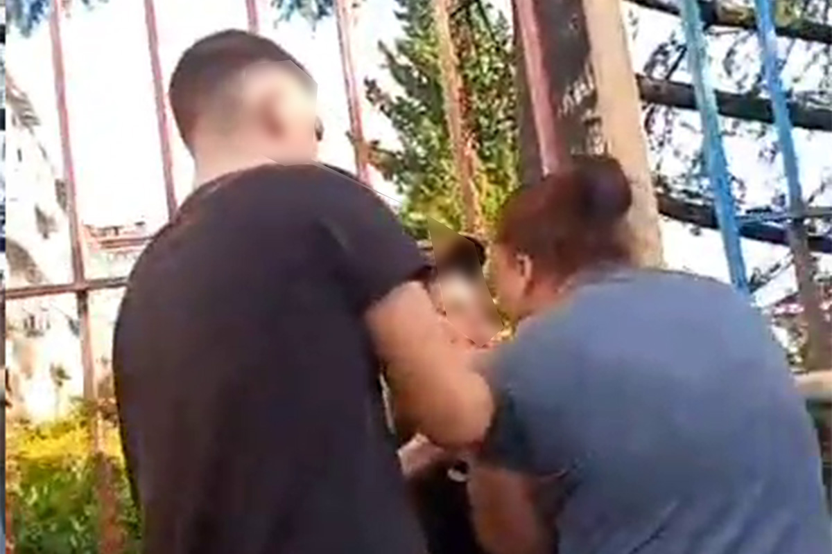 Жительница Сочи напала на детей на площадке, а ее родственники сломали качели