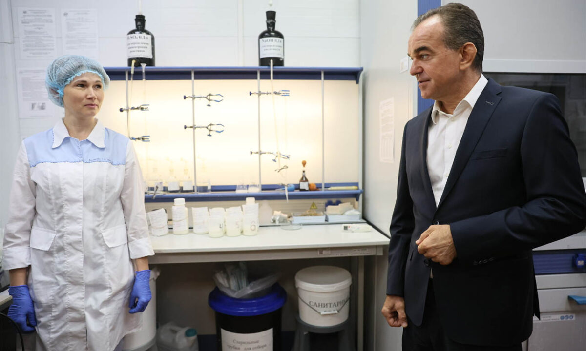 Кондратьев оценил работу Кореновского молочно-консервного комбината