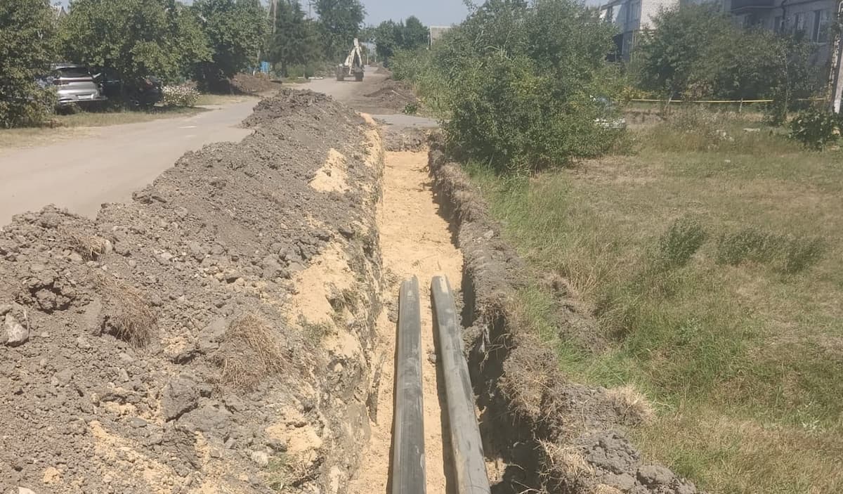 В Красноармейском районе обновили около 9 км трубопровода по нацпроекту