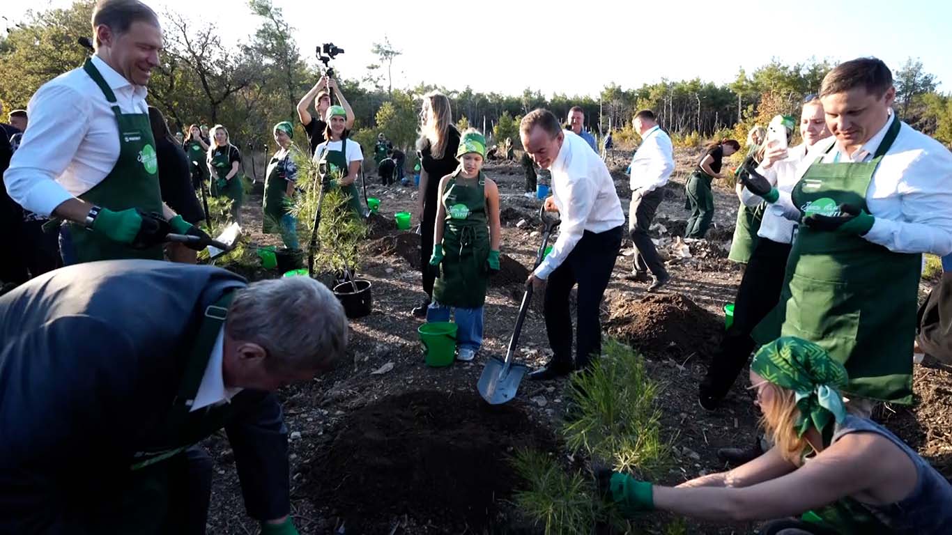 Экологическая акция «Здесь вам курорт!» прошла на форуме «Биопром» в Геленджике