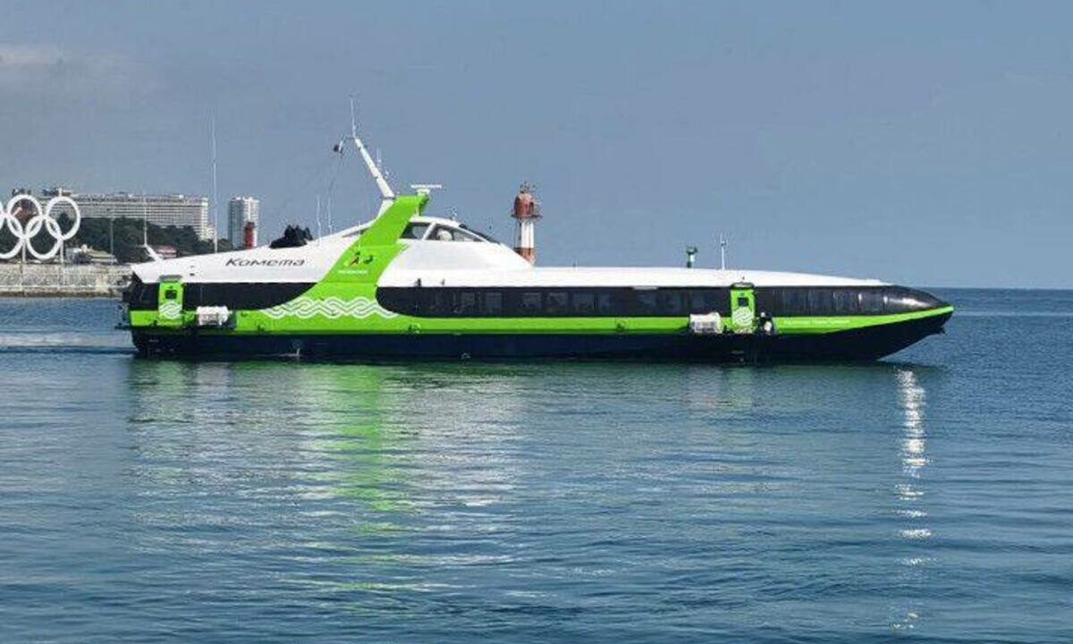Скоростная «Комета» за сезон перевезла 798 пассажиров по маршруту Сухум — Сочи