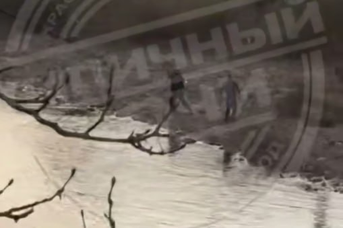 В Сочи мужчина пытался убежать от полицейских по реке