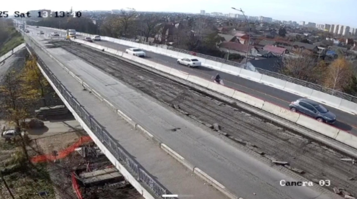 Отремонтированную часть Тургеневского моста в Краснодаре открыли 22 ноября