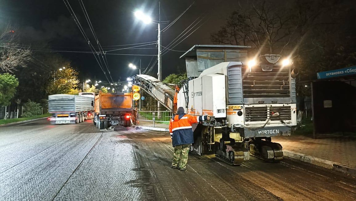 Ремонт участка трассы М-4 «Дон» под Новороссийском перенесли на ночное время