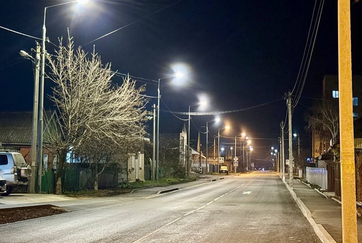 Дорогу капитально отремонтировали в станице Кущевской по поручению губернатора