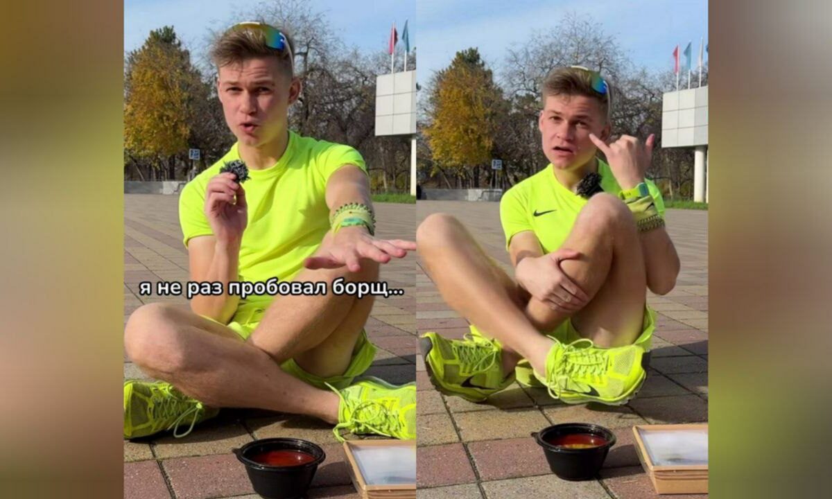 Британского блогера удивил вкус кубанского борща и поданного к нему сала