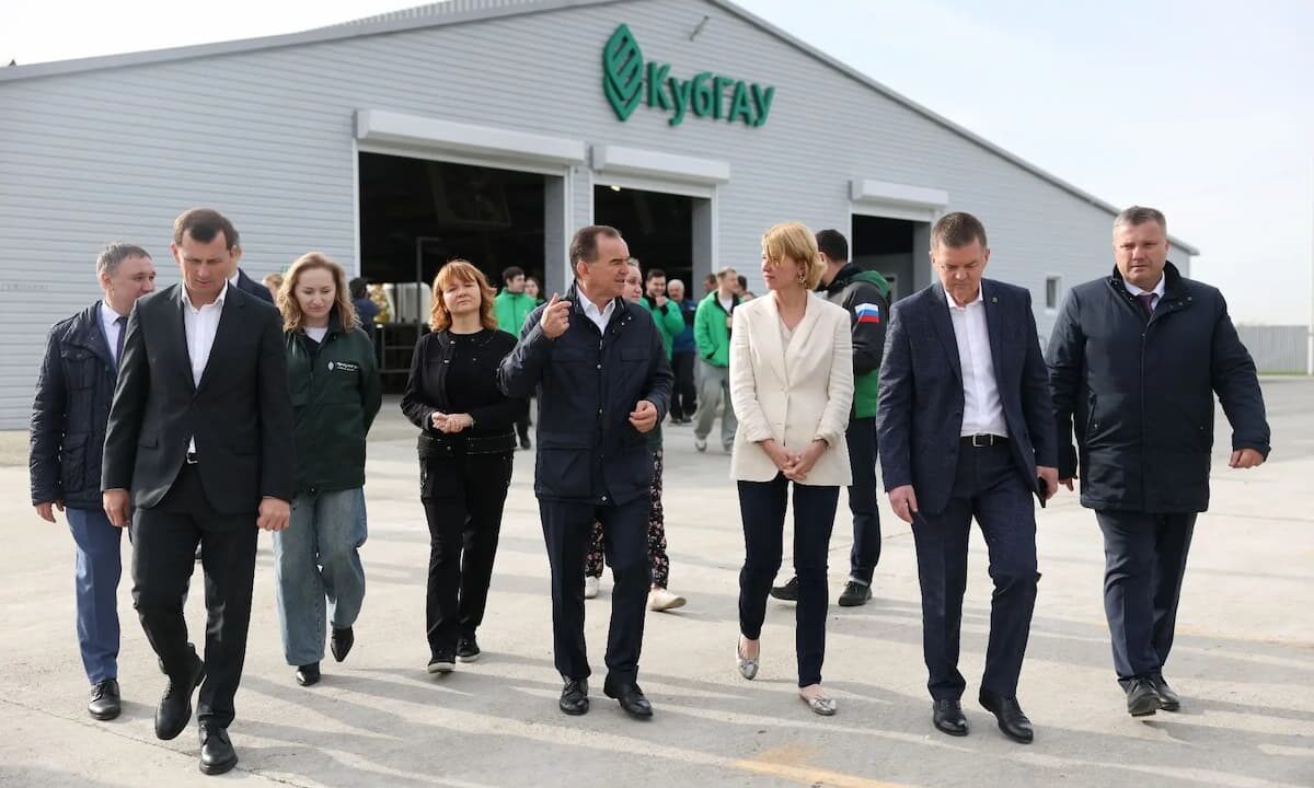 Оксана Лут и Вениамин Кондратьев оценили учебно-опытное хозяйство КубГАУ