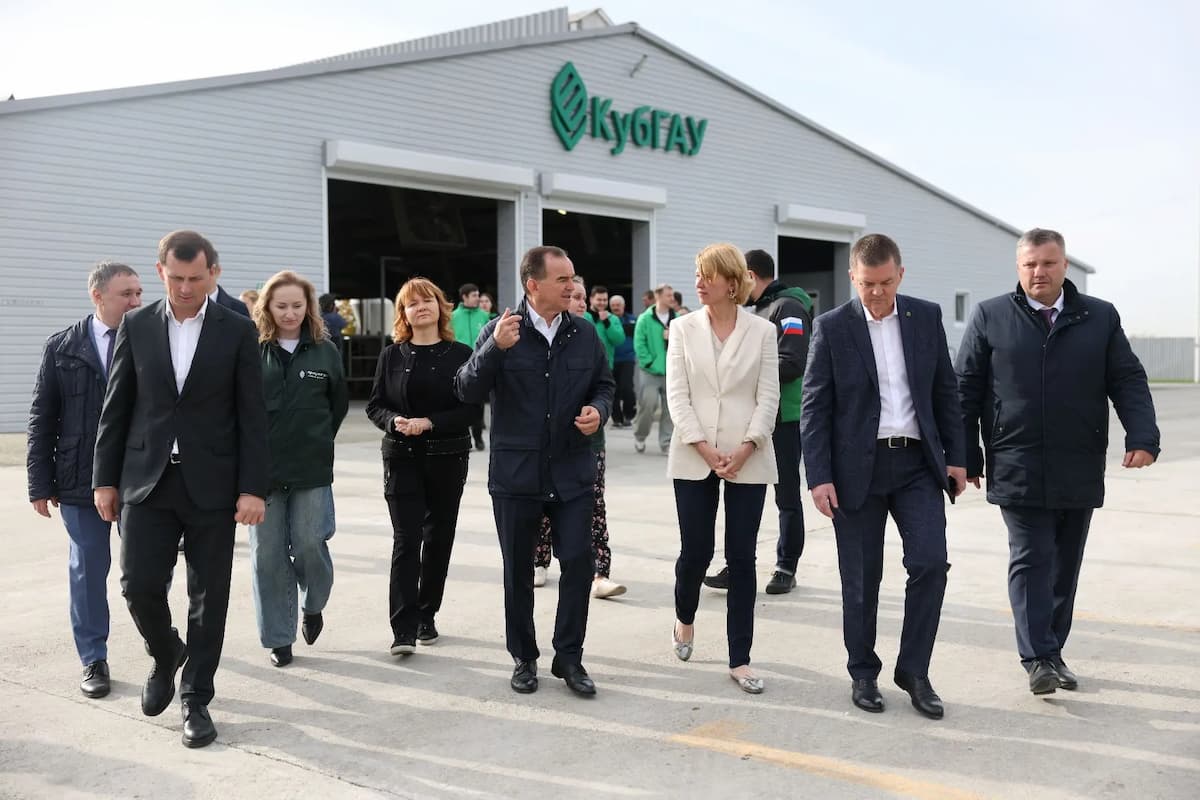 Оксана Лут и Вениамин Кондратьев оценили учебно-опытное хозяйство КубГАУ