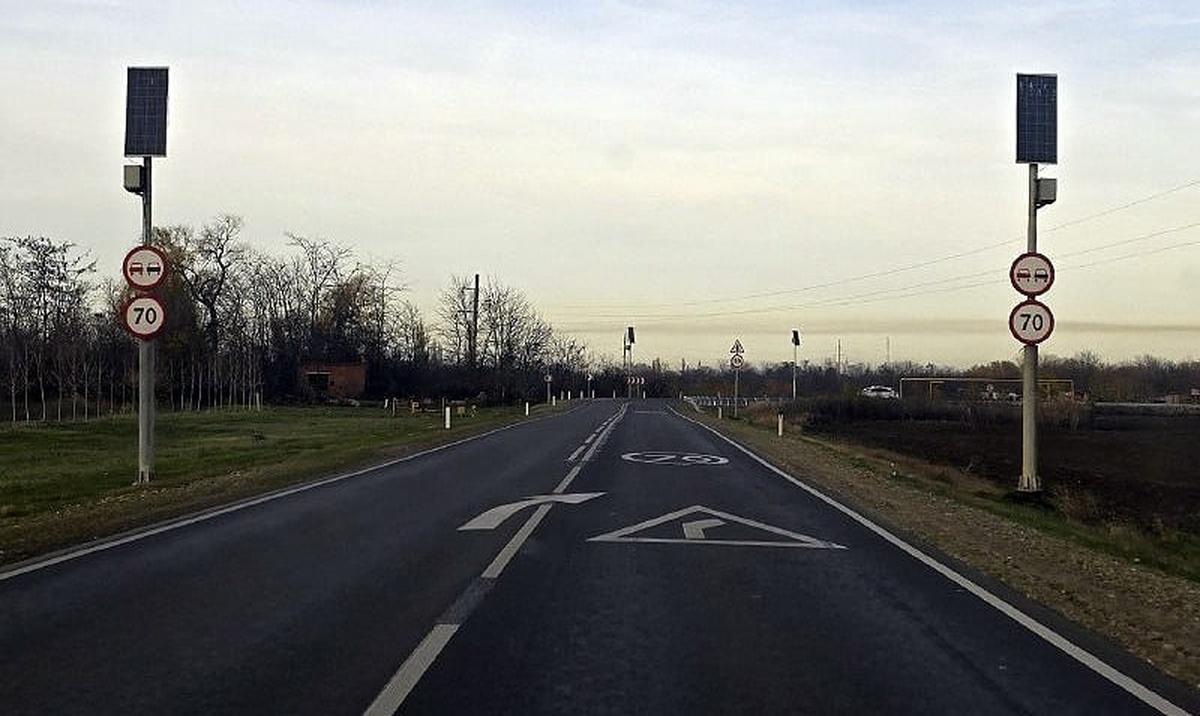 Ремонт дороги между станицей Динской и поселком Агроном завершили по нацпроекту