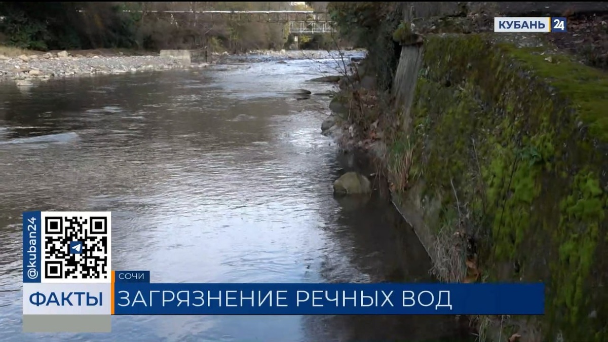В МЦУ Сочи прокомментировали сообщения о сливе голубой жидкости в реку Хосту