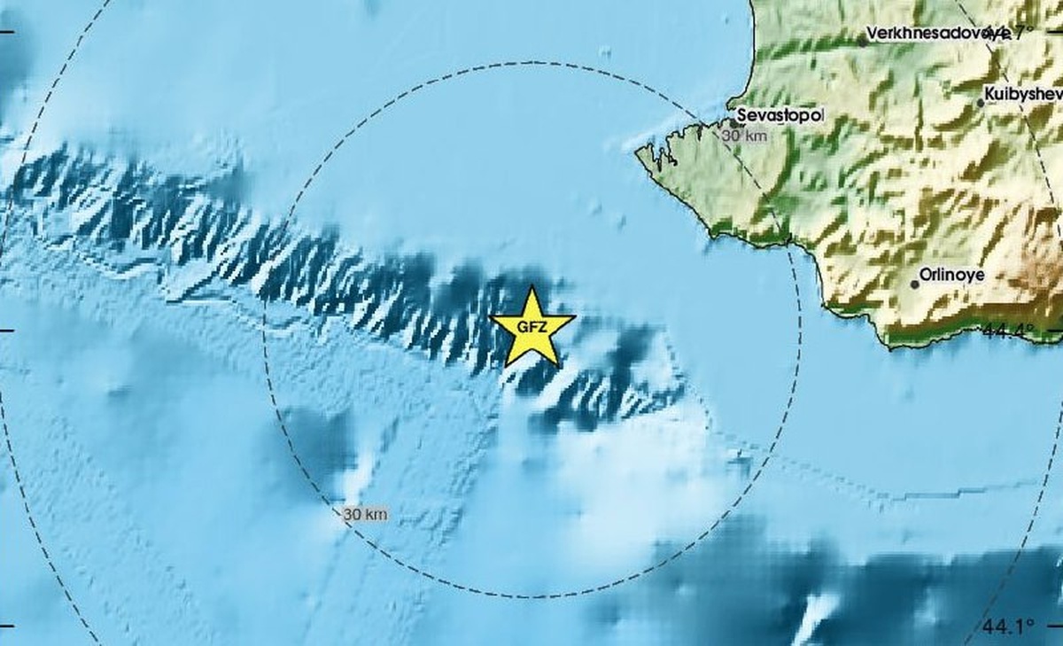 Землетрясение магнитудой 4,1 зафиксировали 14 декабря в Черном море