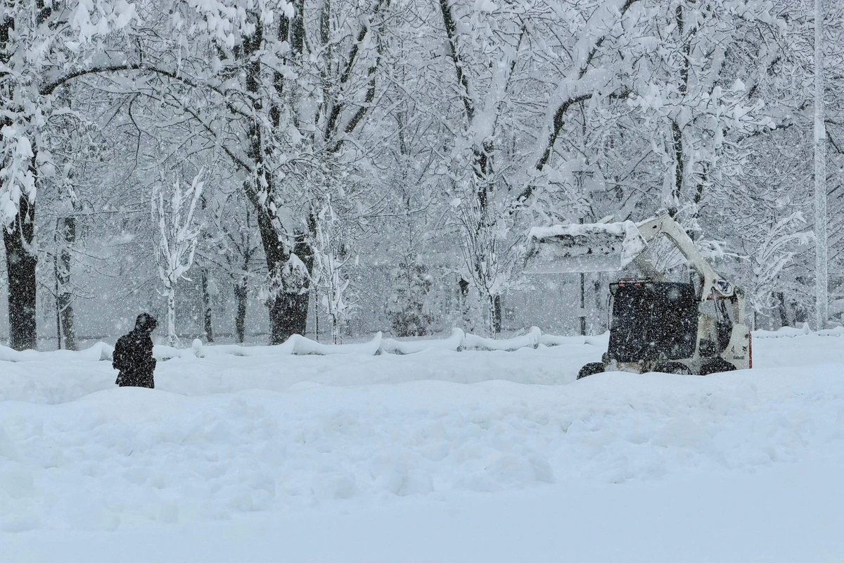 Режим ЧС ввели в Адыгее из-за сильнейшего снегопада