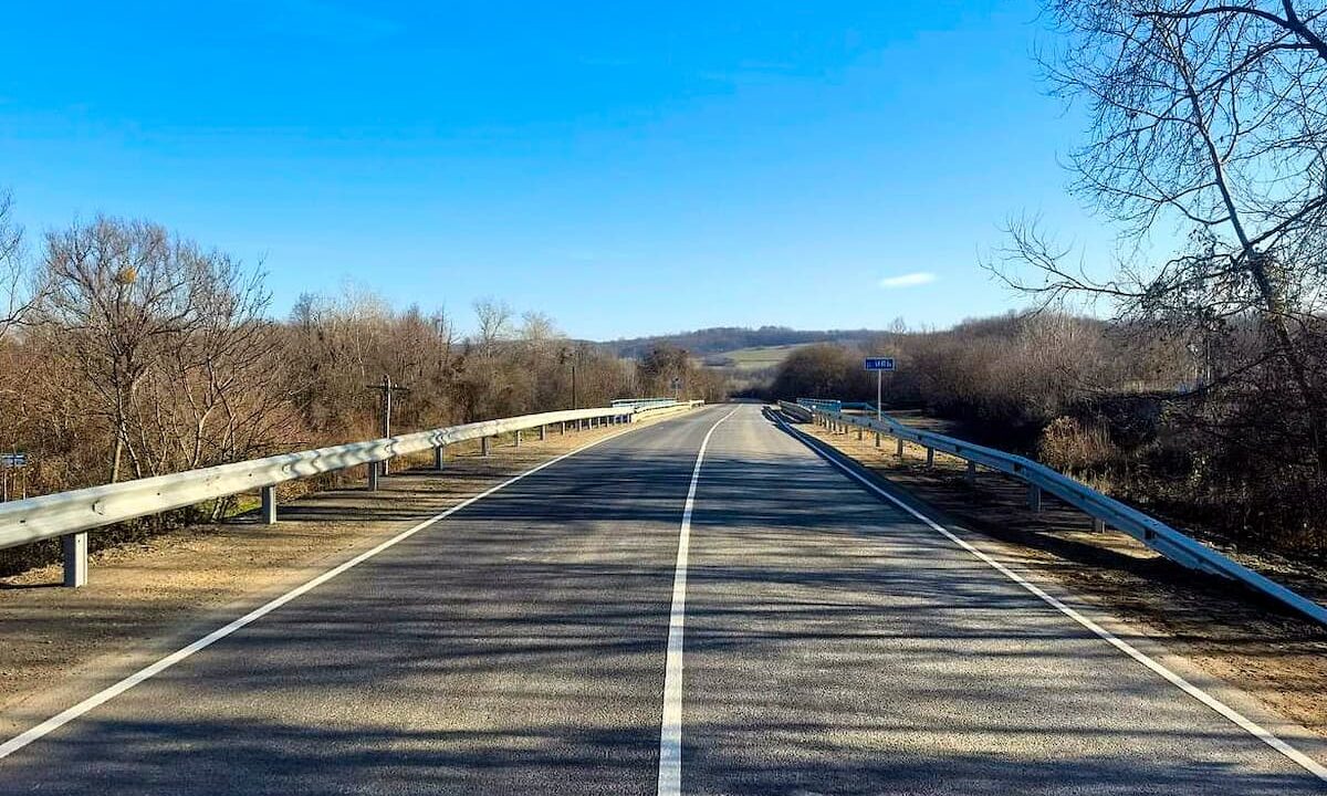 В Северском районе по нацпроекту отремонтировали участок дороги