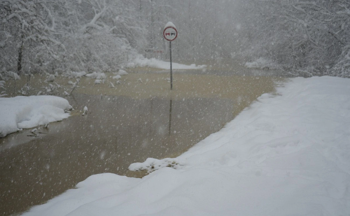 В Апшеронском районе река Пшиш вышла из берегов