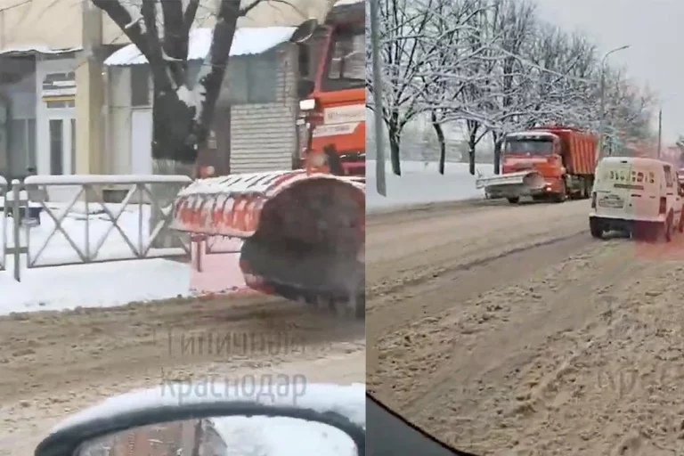 В МЦУ Краснодара прокомментировали «бесконтактный» режим снегоуборочной техники