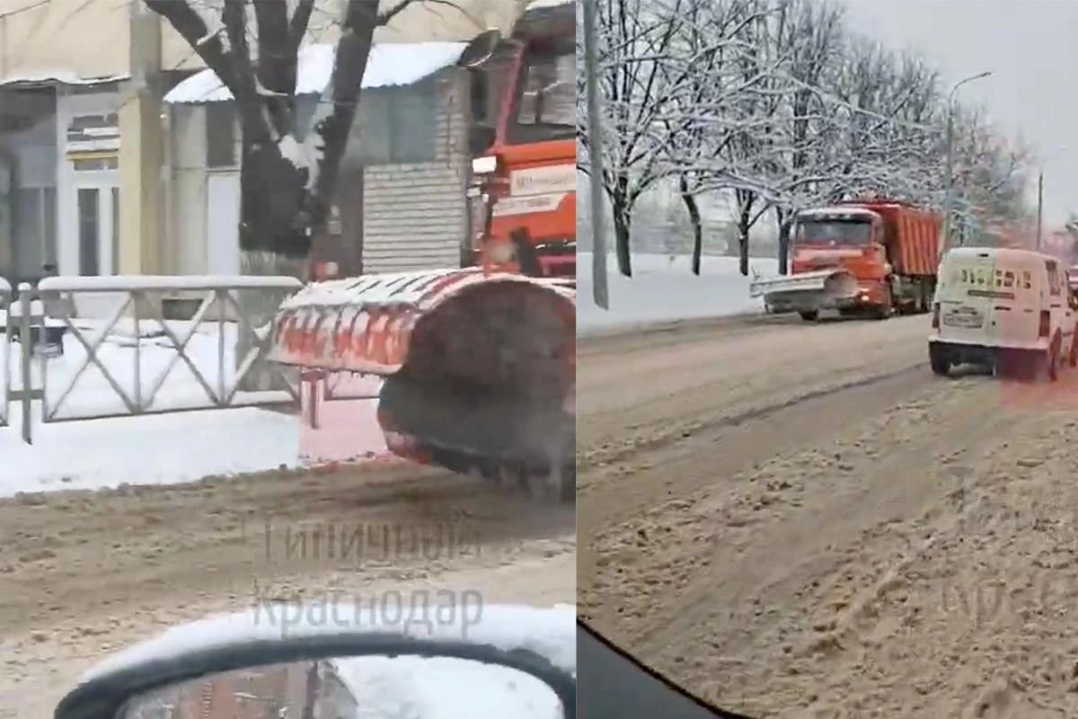 В МЦУ Краснодара прокомментировали «бесконтактный» режим снегоуборочной техники