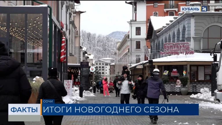 Загрузка отелей в Сочи в новогодние каникулы составила около 75%