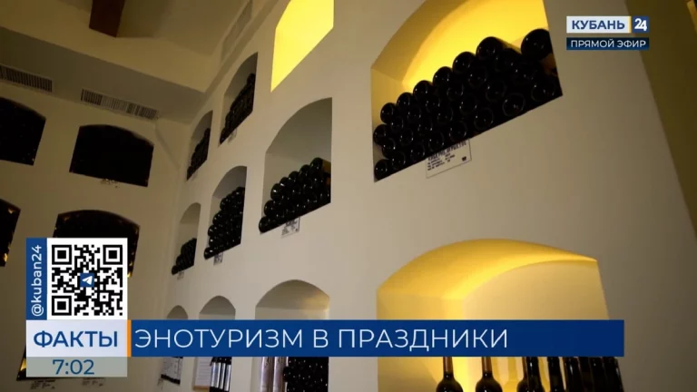 Винодельни Кубани в новогодние праздники посетили около 15 тыс. туристов