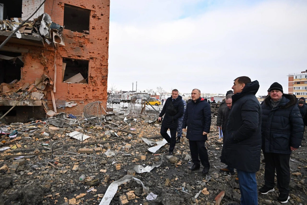 После атаки БПЛА в Адыгее повреждения получили 12 многоэтажек