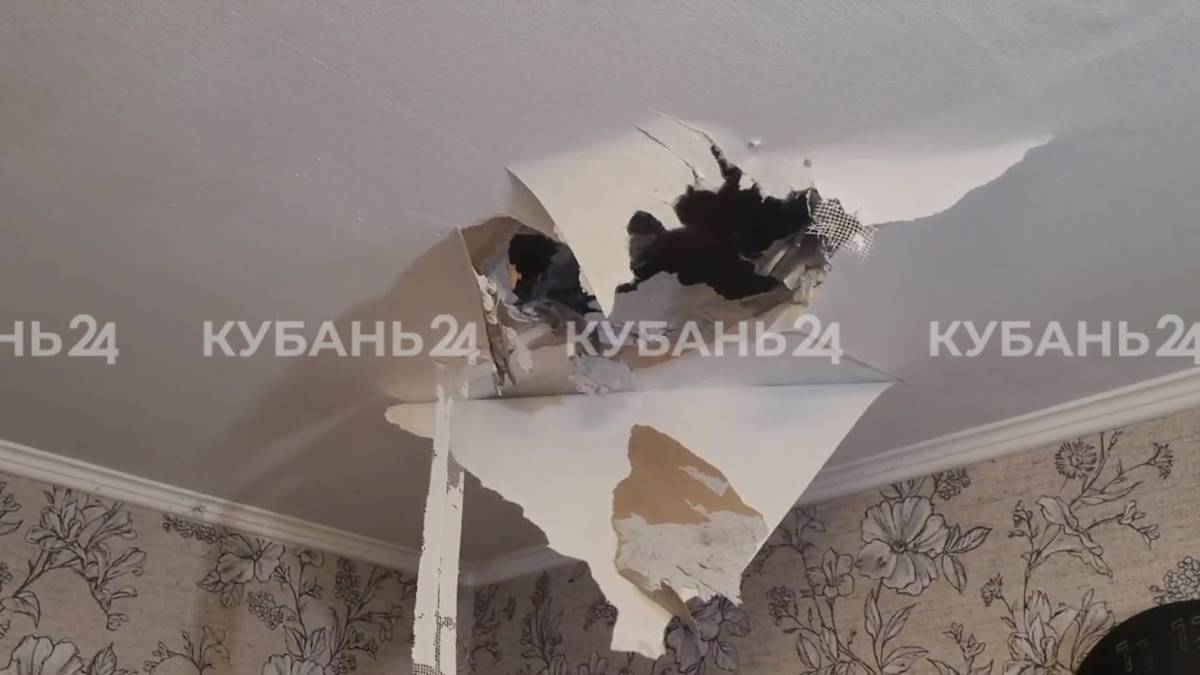 Последствия ночной атаки дронов на Северский район Краснодарского края