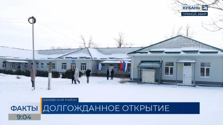 Участковая больница открылась после капремонта в станице Каневского района