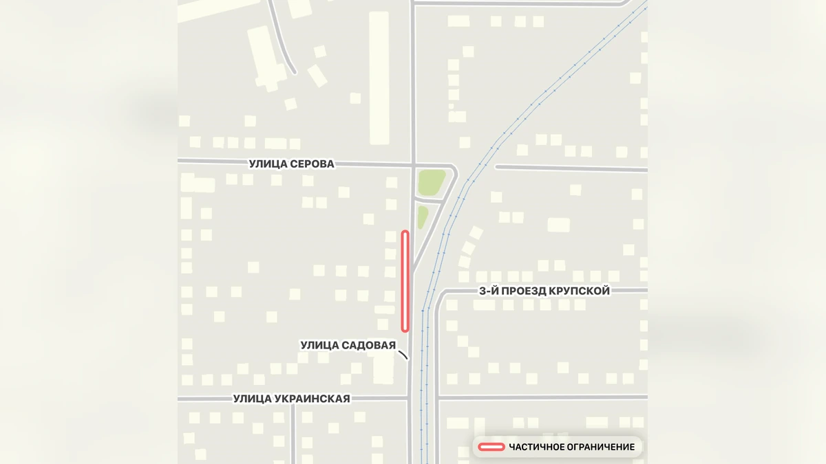 В Краснодаре из-за 6-метрового провала ограничат движение на улице Садовой