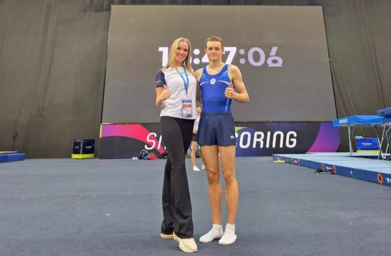 Краснодарцы выиграли серебряные медали на этапе Кубка мира по прыжкам на батуте