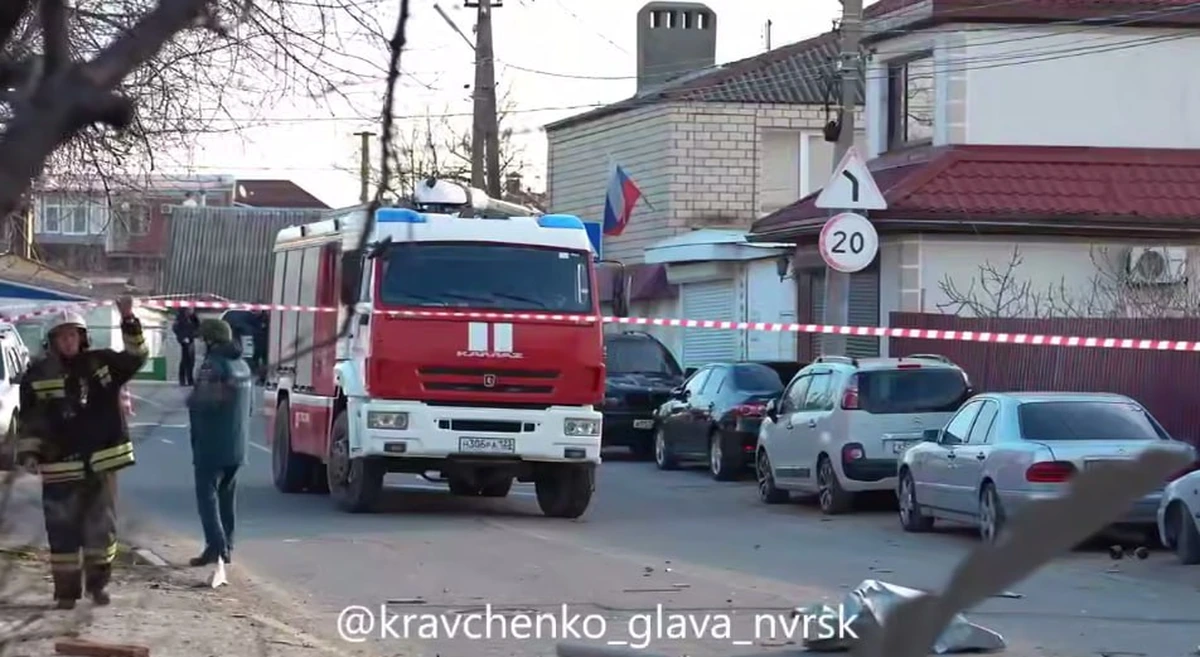 В Новороссийске во время атаки беспилотников пострадали более 100 домов